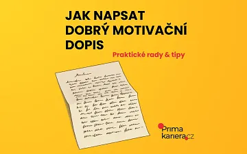 Jak napsat motivační dopis?